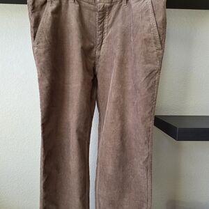 Jetty Men's Depth Corduroy Pants in Brown — Classic Straight Fit 36W